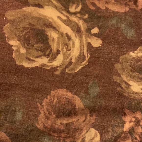 M2D Animal Print & Rose Floral Long Sleeve Top Cheetah Leopard Large - Picture 7 of 7